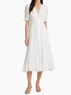 NWOT - Reformation Ketra Cotton Voile Midi Dress